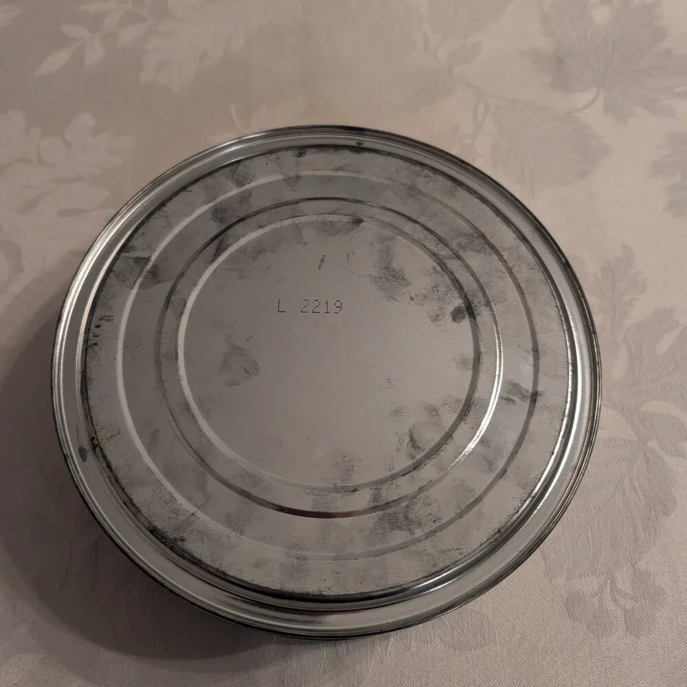 Rare VTG Goose Metal Collectible Tin Snowy Scene Cottagecore Country Decor 7.5